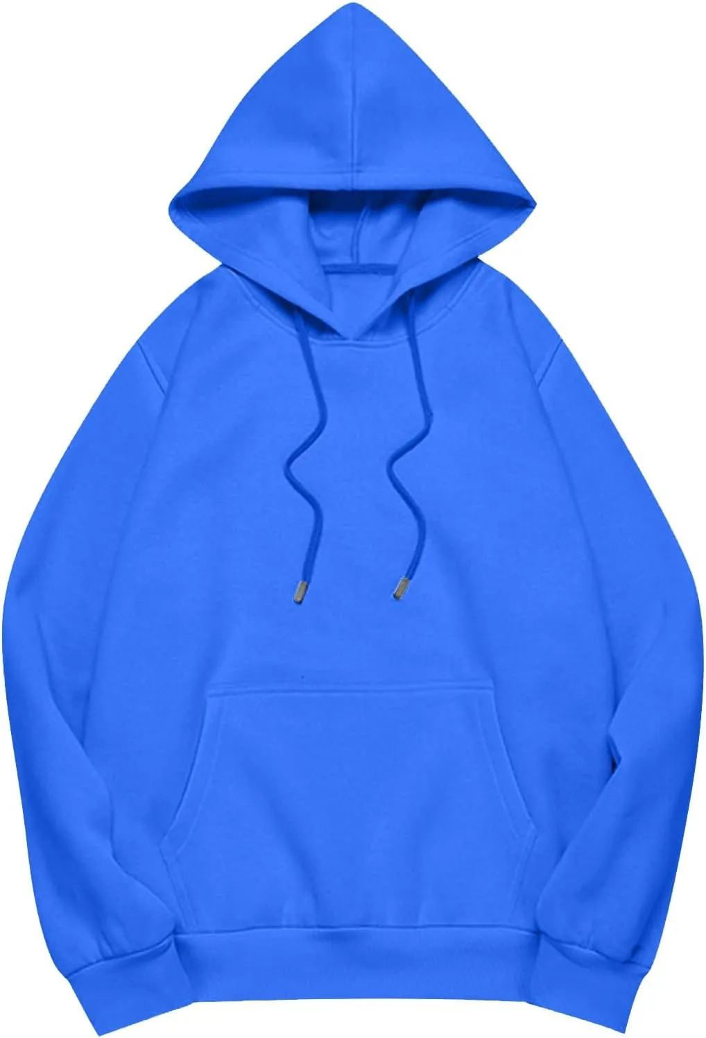 Hoodies for Women Trendy Plus Size Warm Fleece Hoodies Pullover Loose Off The Shoulder Sweatshirt Dress with Pocket
