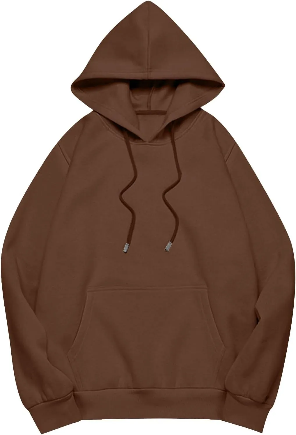 Hoodies for Women Trendy Plus Size Warm Fleece Hoodies Pullover Loose Off The Shoulder Sweatshirt Dress with Pocket