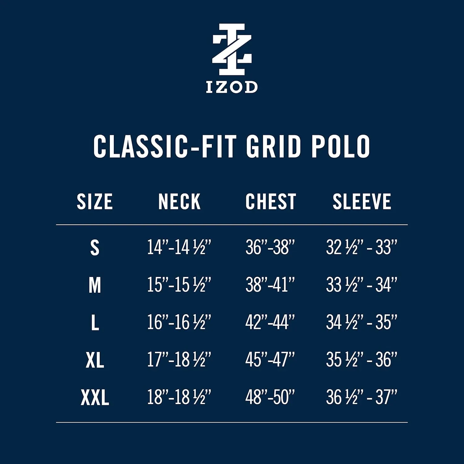 IZOD Men's Performance Golf Grid Polo