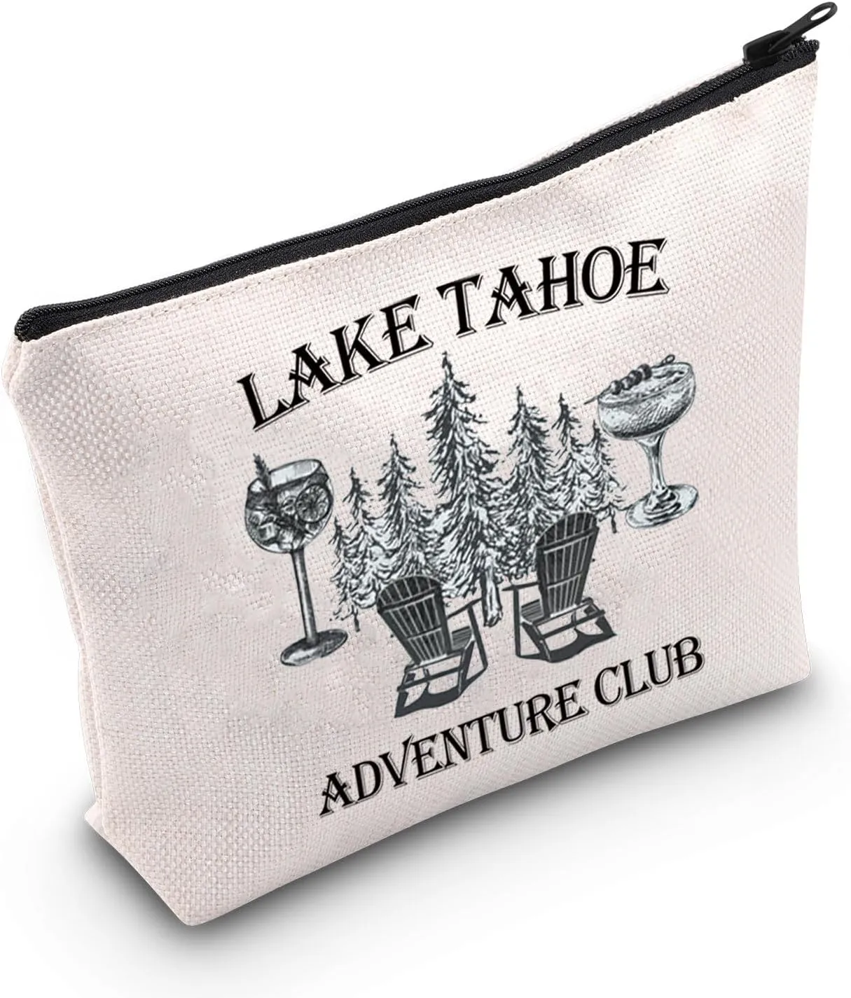 JNIAP Lake Tahoe Travel Gift Lake Tahoe Adventure Club Cosmetic Bag Lake Camp Gift (Lake Tahoe Bag)