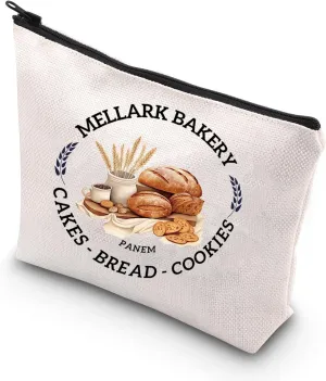 JNIAP Mellark Bakery Makeup Bag Adventure Movie Inspired Gifts Mellark Bakery Gifts Adventure Movie Merch Zipper Pouch For Movie Fans (Mellark mb)