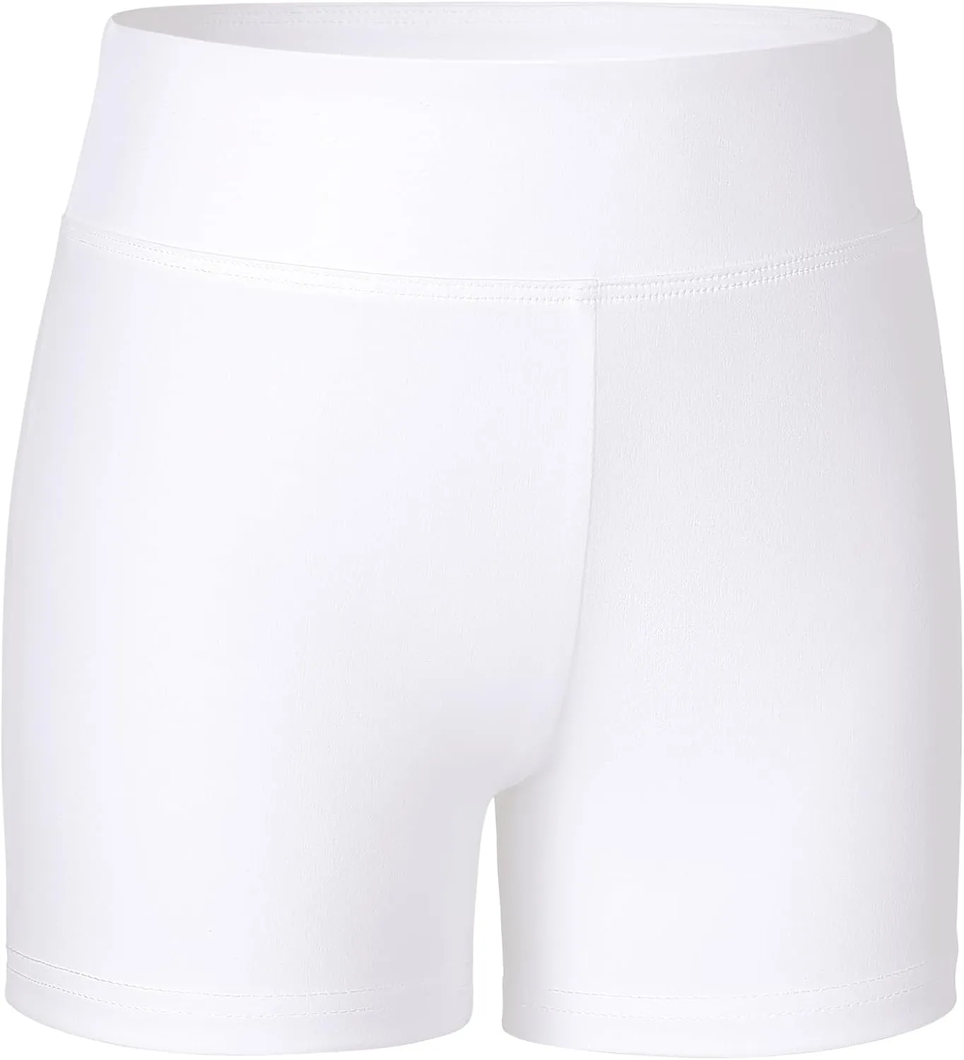 JOCMIC Girls Athletic Shorts Kids Dance High Waisted Yoga Short for Bike Gym Volleyball Running