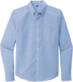 Joe's USA Men's Stain Resistant Untucked Fit Oxford Shirt in Sizes XS-4XL