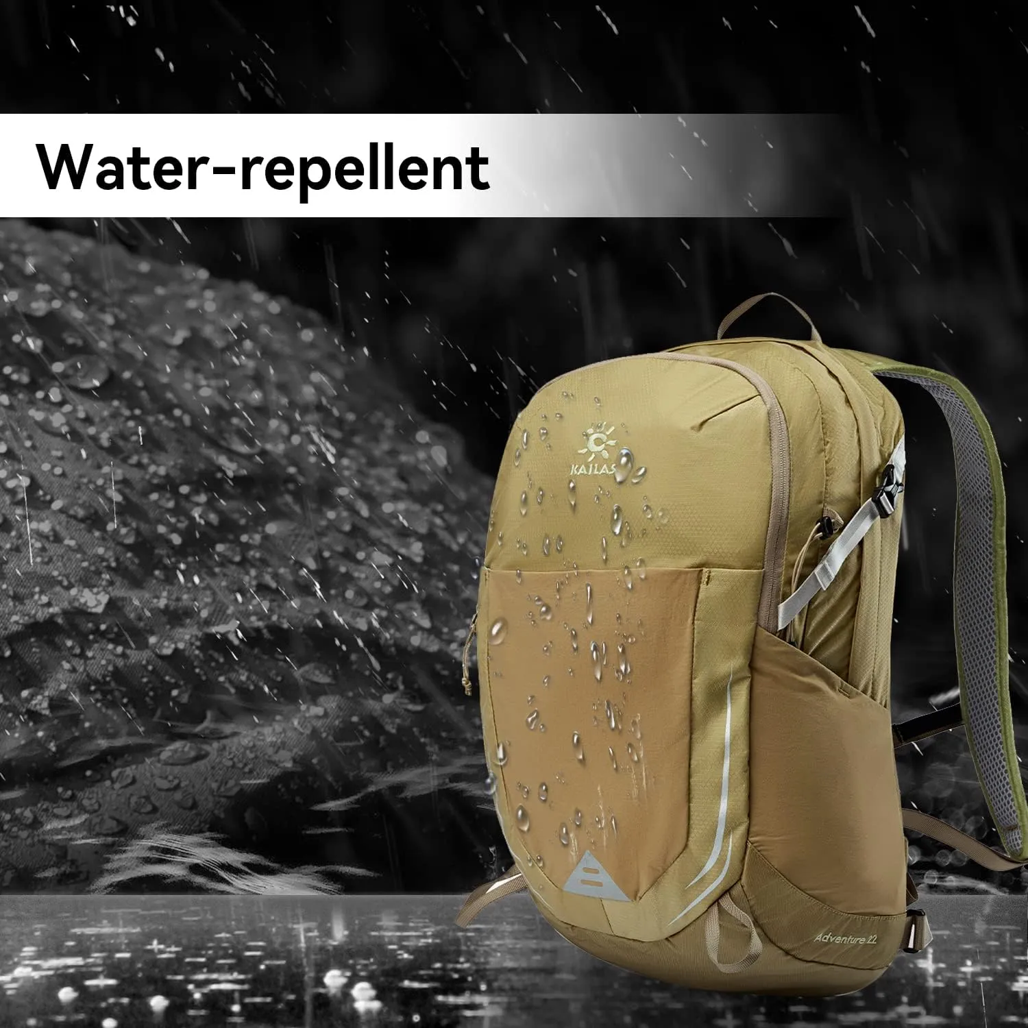 KAILAS Adventure 22L Lightweight Hiking Backpack Waterproof Trekking Backpack Small Daypack Outdoor Camping Trip Travel