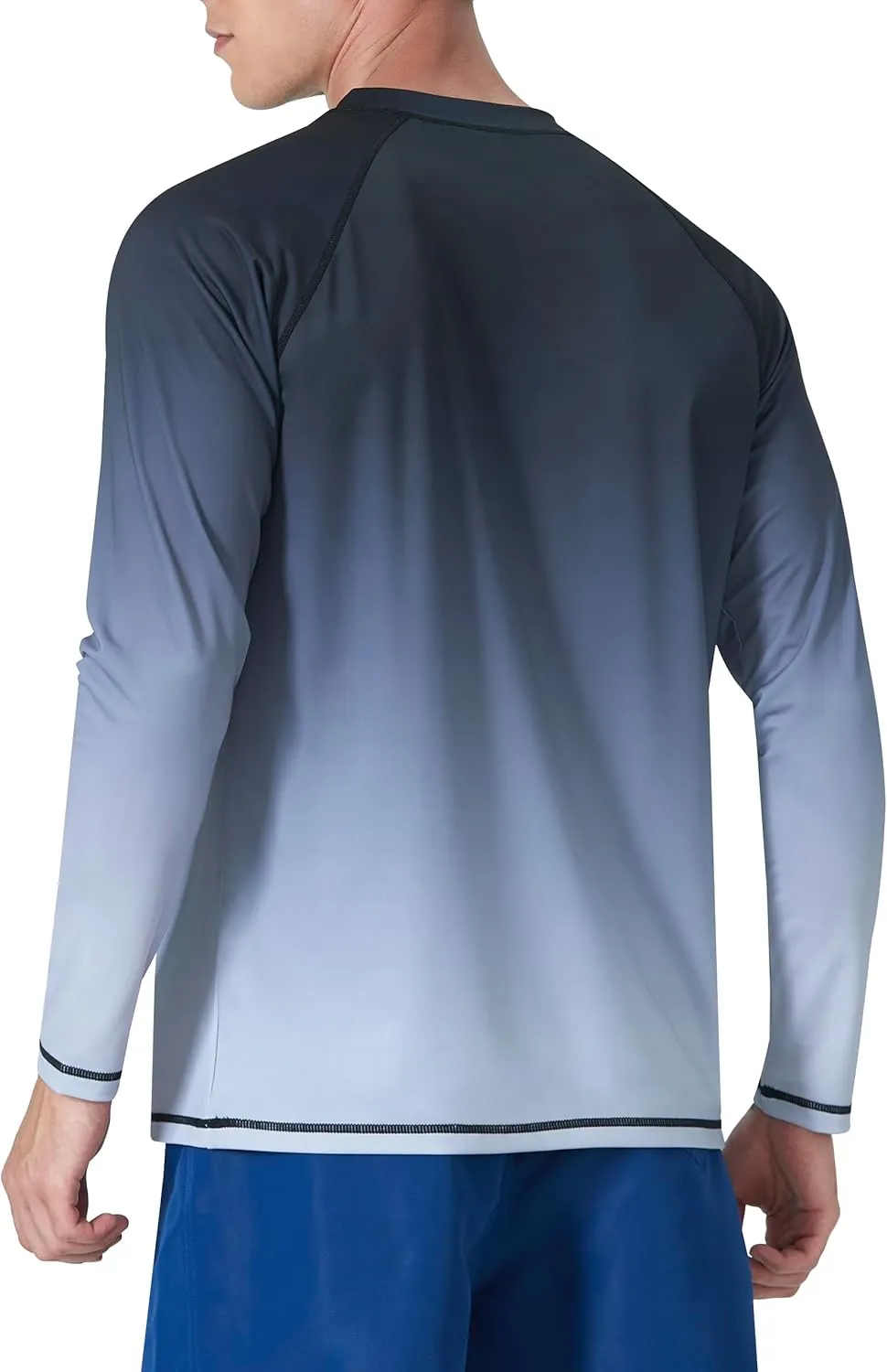 KPSUN Mens Swim Shirts UPF 50  Rash Guard Long Sleeve Sun UV Protection Beach Shirts Quick Dry Fishing T-Shirt