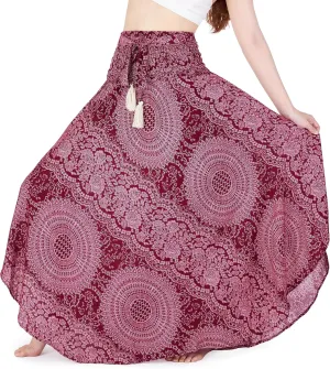Lannaclothesdesign Women's Long Maxi Skirt Bohemian Gypsy Hippie Style Clothing Boho Skirts