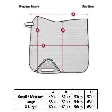 LeMieux ProSorb Plain Dressage Square