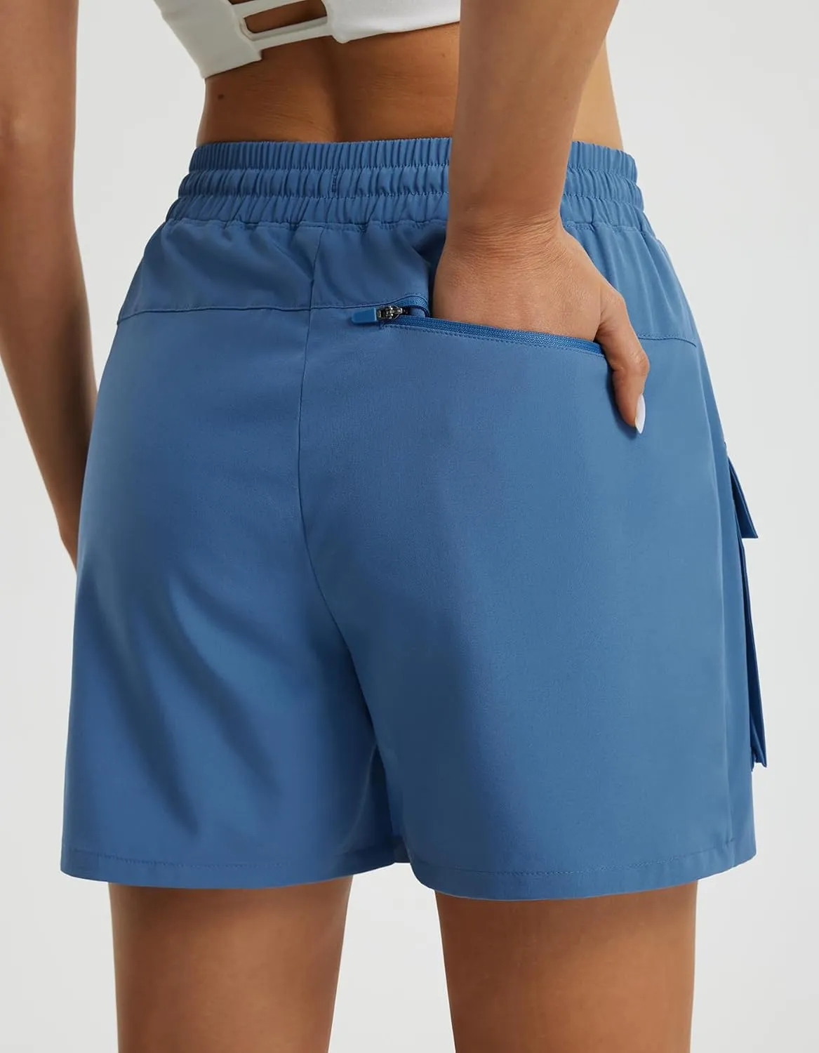 Libin Women's Cargo Skort High Waisted Dressy Casual Hiking Golf Skirts Quick Dry Athletic Tennis Shorts with Pockets