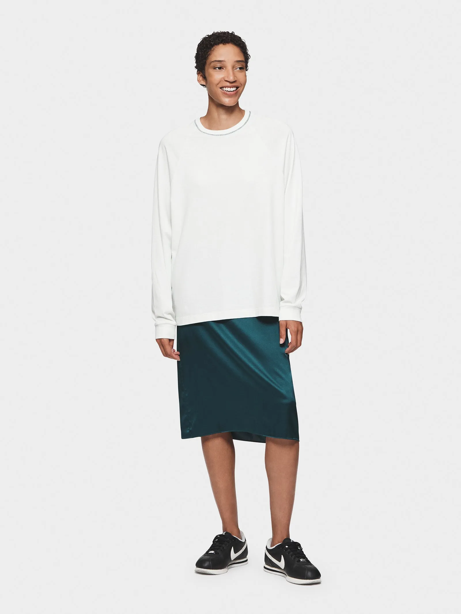 L/S Raglan T in Icy Mint
