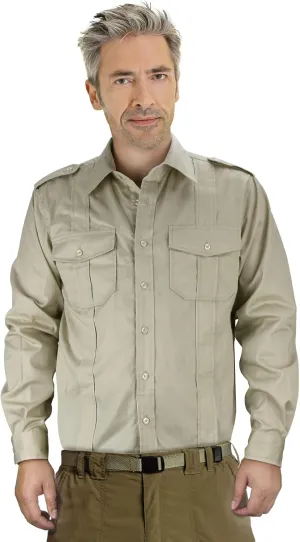 Mens Adventure Shirt Jones Jr. Shirt Raiders Safari Costume Dr. Henry Tops with Pockets Halloween Cosplay Outfit