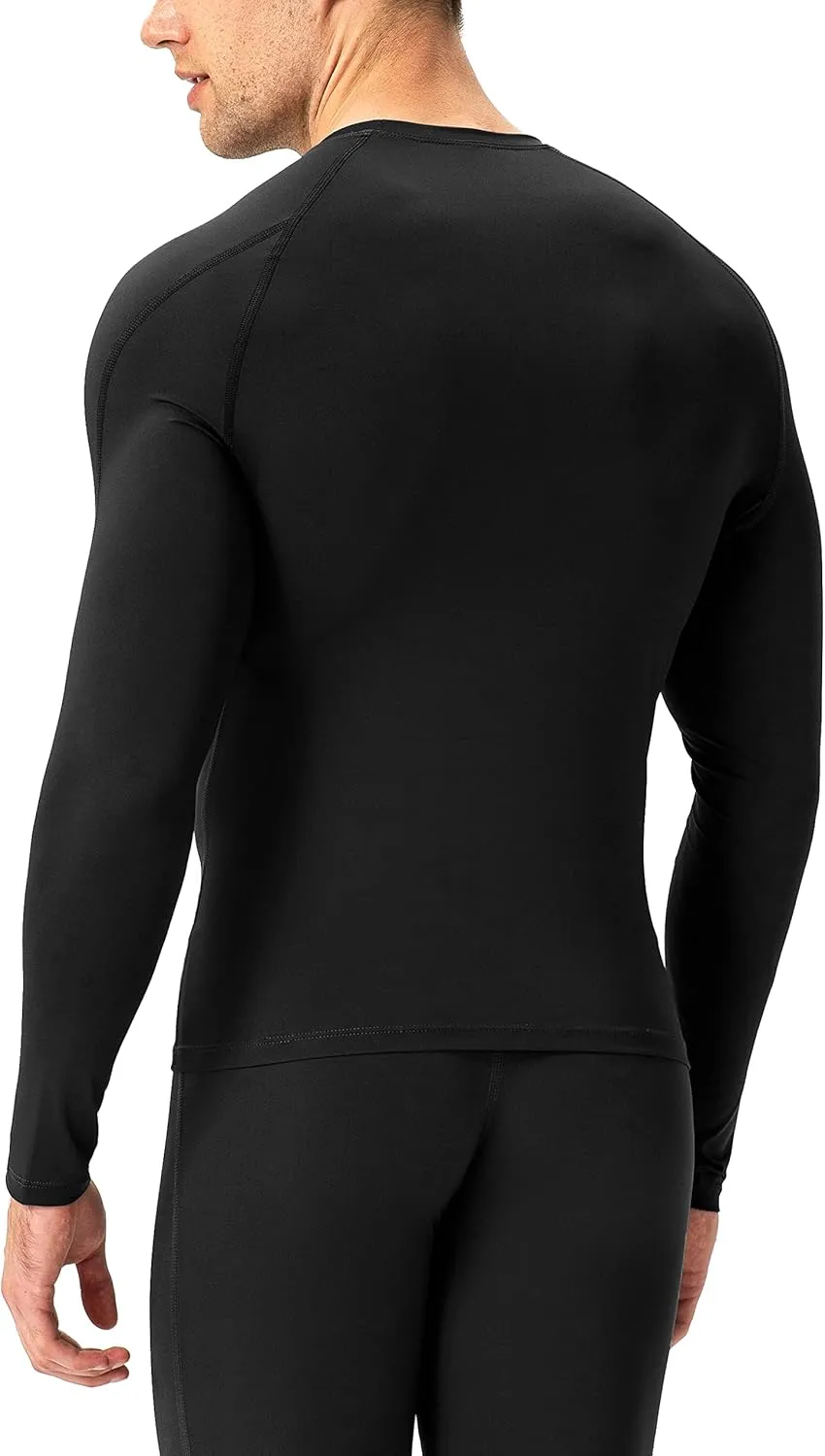 Men's Compression Shirts Long Sleeve Athletic Workout Tops Gym Undershirts Active Sports Baselayers