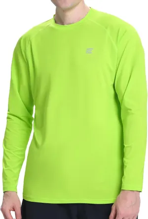 Men's UPF 50  Sun Protection Shirts UV SPF Long Sleeve Rash Guard Fishing Swim Shirt Quick Dry