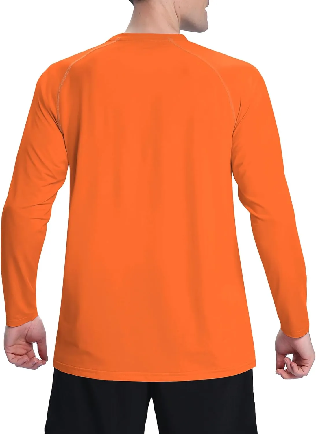 Men's UPF 50  Sun Protection Shirts UV SPF Long Sleeve Rash Guard Fishing Swim Shirt Quick Dry