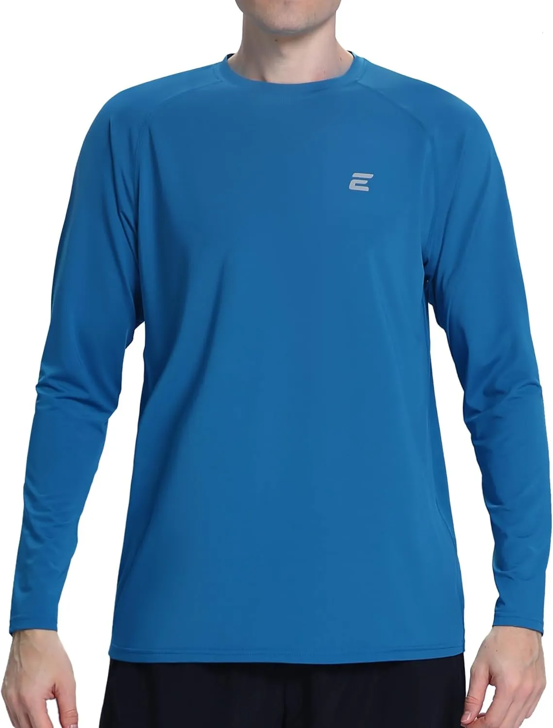 Men's UPF 50  Sun Protection Shirts UV SPF Long Sleeve Rash Guard Fishing Swim Shirt Quick Dry