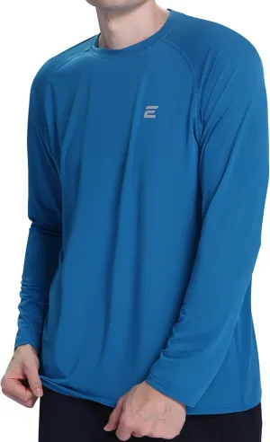 Men's UPF 50  Sun Protection Shirts UV SPF Long Sleeve Rash Guard Fishing Swim Shirt Quick Dry