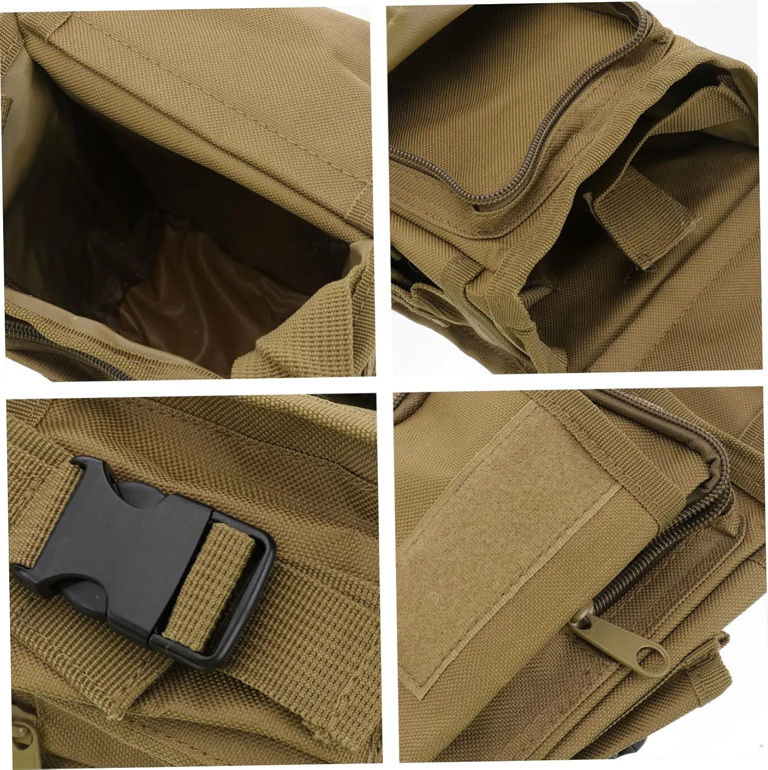 Mikikit Outdoor Leg Bag Hiking Thigh Pouch Waterproof Oxford Fabric for Travel Camping Hiking Adventure