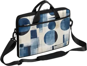 Modern Polka Dots Print 15 Inch Laptop Bag Women Men Laptop Carrying Case