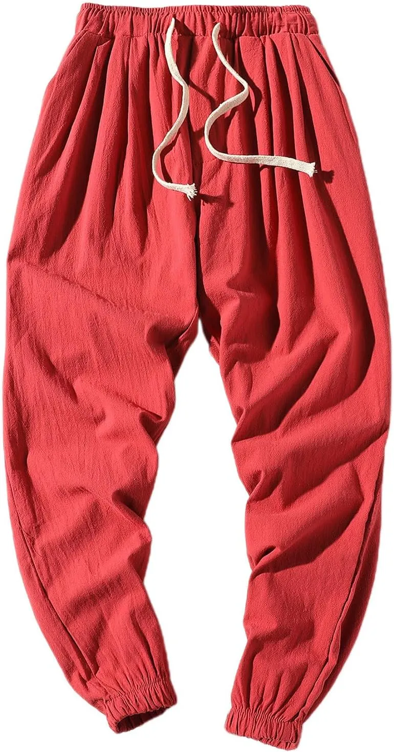 Ninja Pants Harem Men Long Shorts Summer Beach Hippie Trousers Mens Boho Yoga Japanese Unisex Thai Fisherman