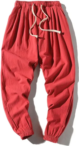 Ninja Pants Harem Men Long Shorts Summer Beach Hippie Trousers Mens Boho Yoga Japanese Unisex Thai Fisherman