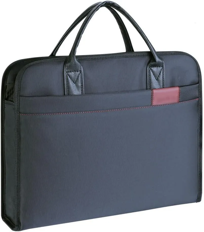 Oxford Cloth Bag Portable Business Male Storage Pouch Large Capacity Zipper Conference Briefcase
