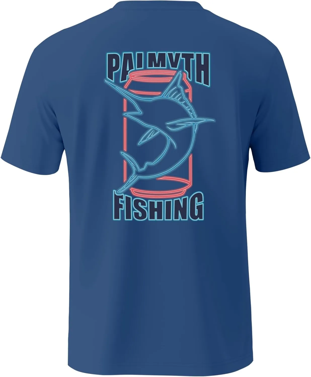 Palmyth Men's Fishing Shirt Short Sleeve T-Shirt Sun Protection UV UPF 50  Tee