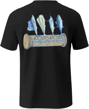 Palmyth Men's Fishing Shirt Short Sleeve T-Shirt Sun Protection UV UPF 50  Tee