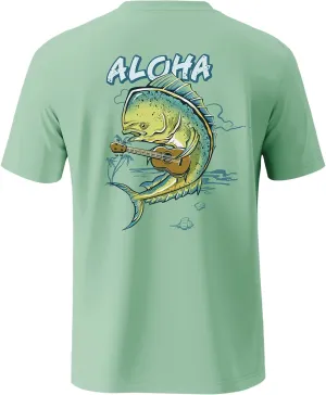 Palmyth Men's Fishing Shirt Short Sleeve T-Shirt Sun Protection UV UPF 50  Tee