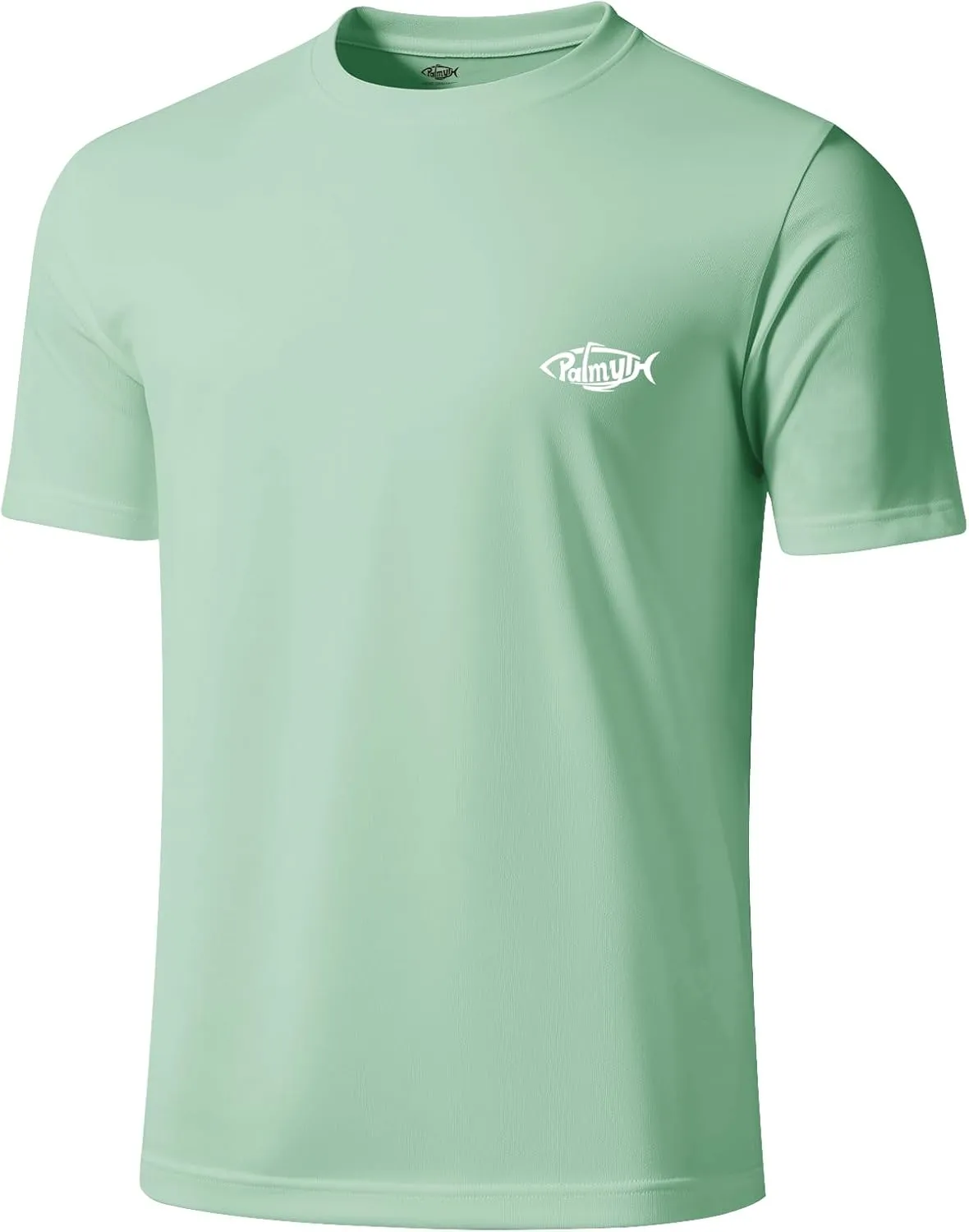 Palmyth Men's Fishing Shirt Short Sleeve T-Shirt Sun Protection UV UPF 50  Tee