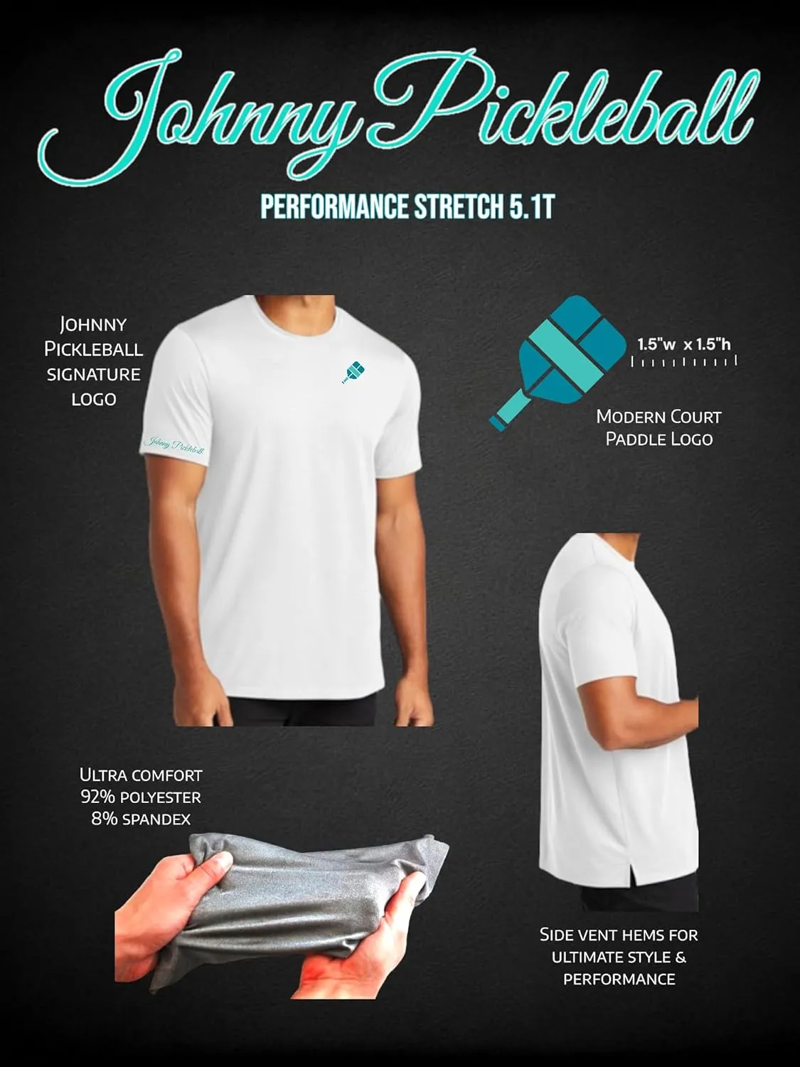 Performance Stretch 5.0 Crew Neck Tshirt