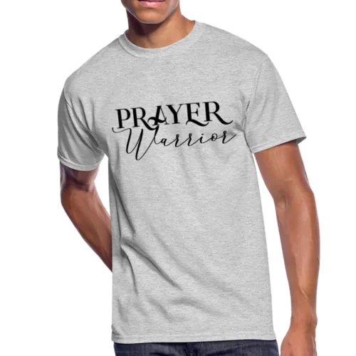 Prayer Warrior Graphic Text Style Mens T-Shirt