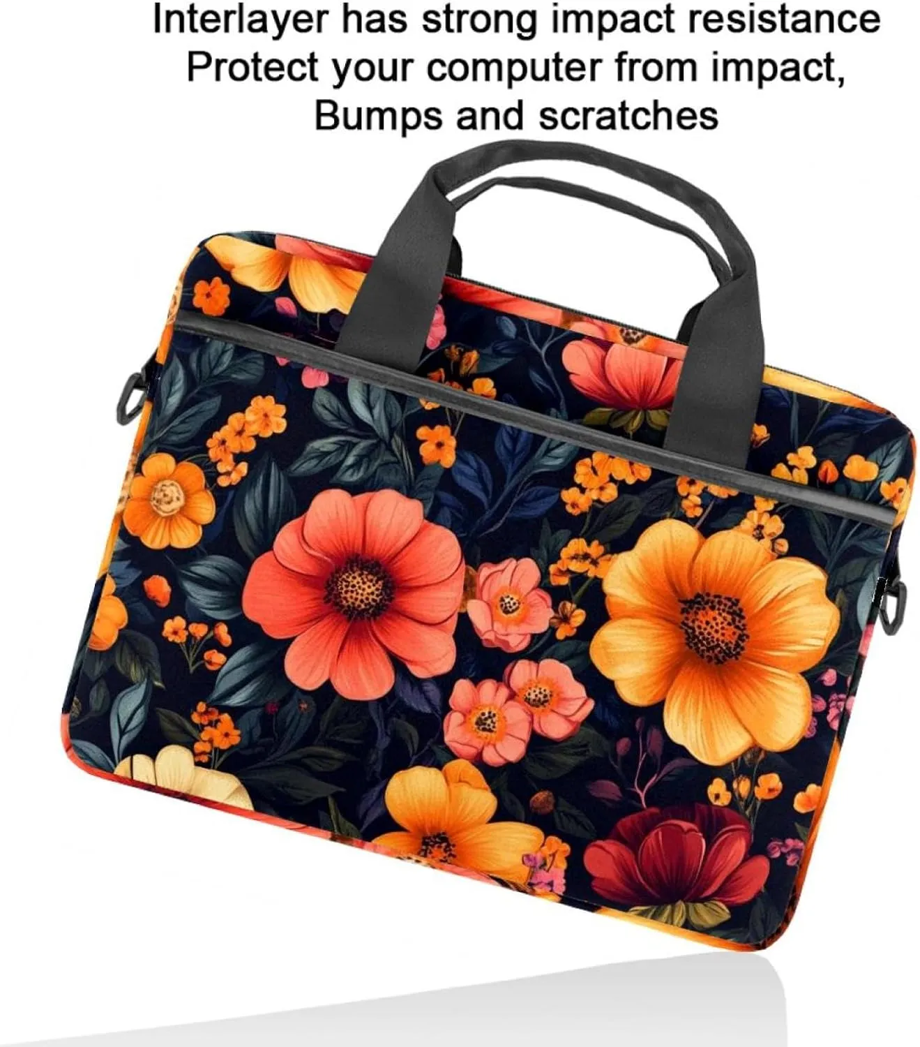 Protective Laptop Shoulder Messenger Bag Colorful Abstract Modern Background Briefcase Carrying Case Sleeve