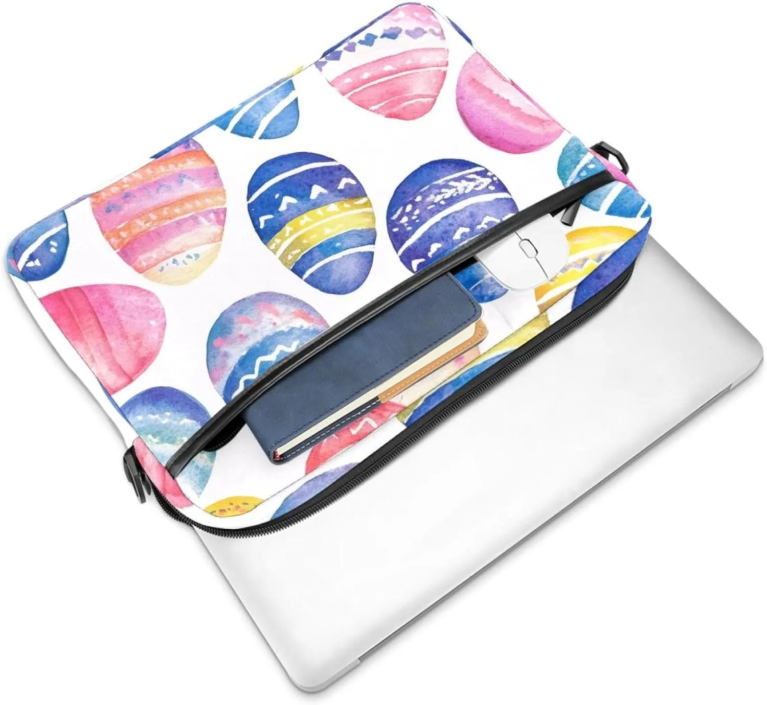 Protective Laptop Shoulder Messenger Bag Colorful Abstract Modern Background Briefcase Carrying Case Sleeve