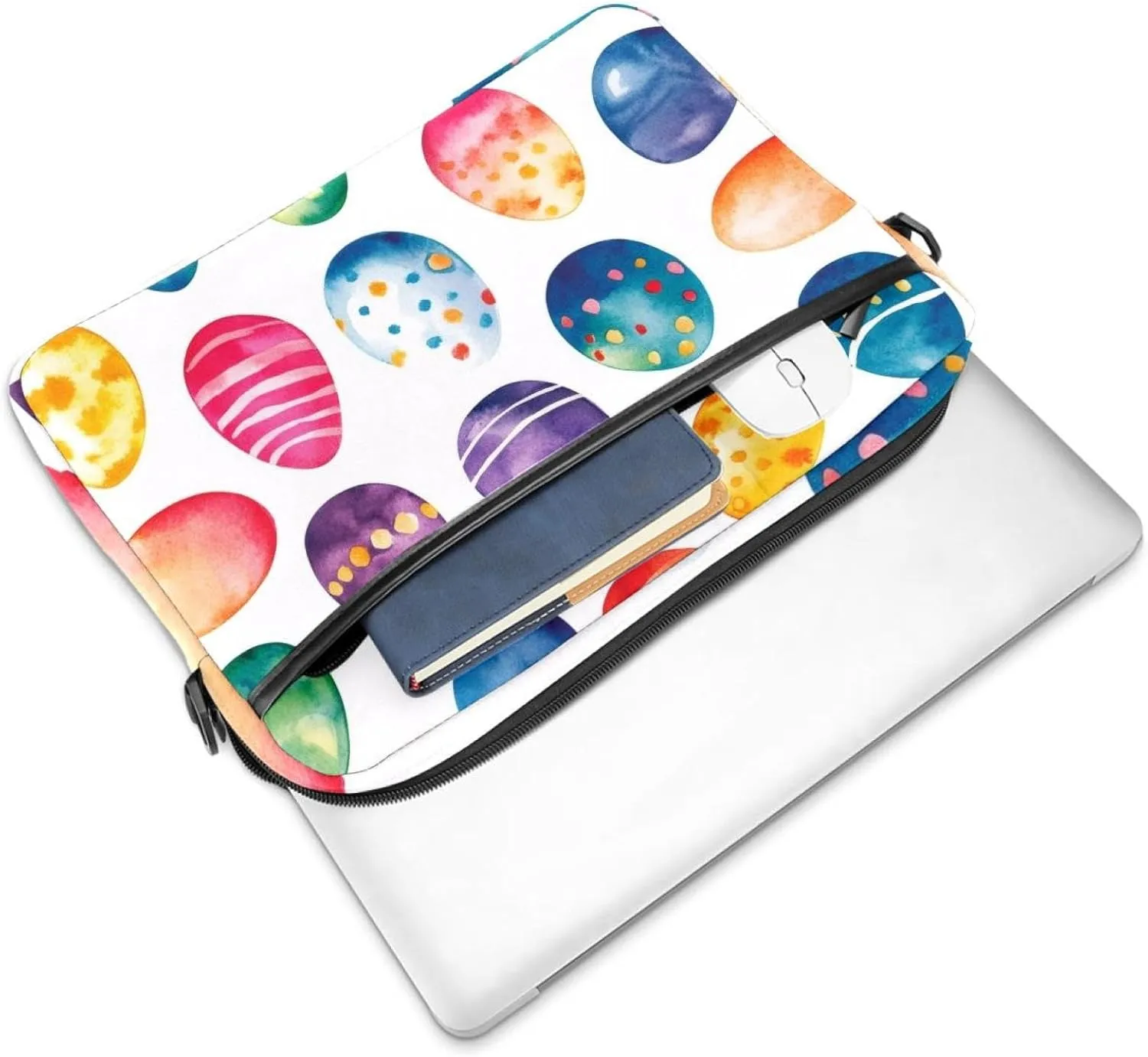 Protective Laptop Shoulder Messenger Bag Colorful Abstract Modern Background Briefcase Carrying Case Sleeve