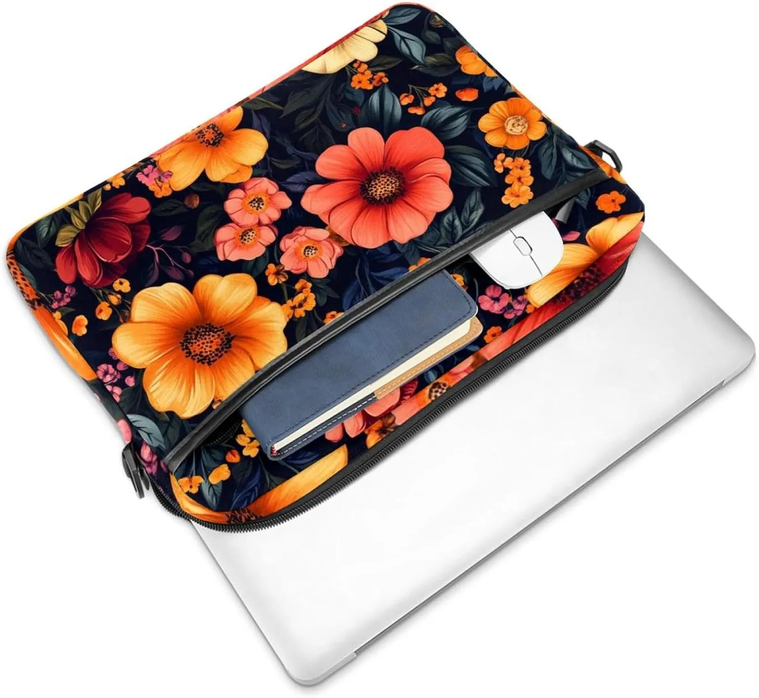 Protective Laptop Shoulder Messenger Bag Colorful Abstract Modern Background Briefcase Carrying Case Sleeve