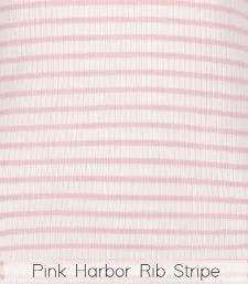 RACHEL SLOUCHY Pink Wide Harbor Rib Stripe