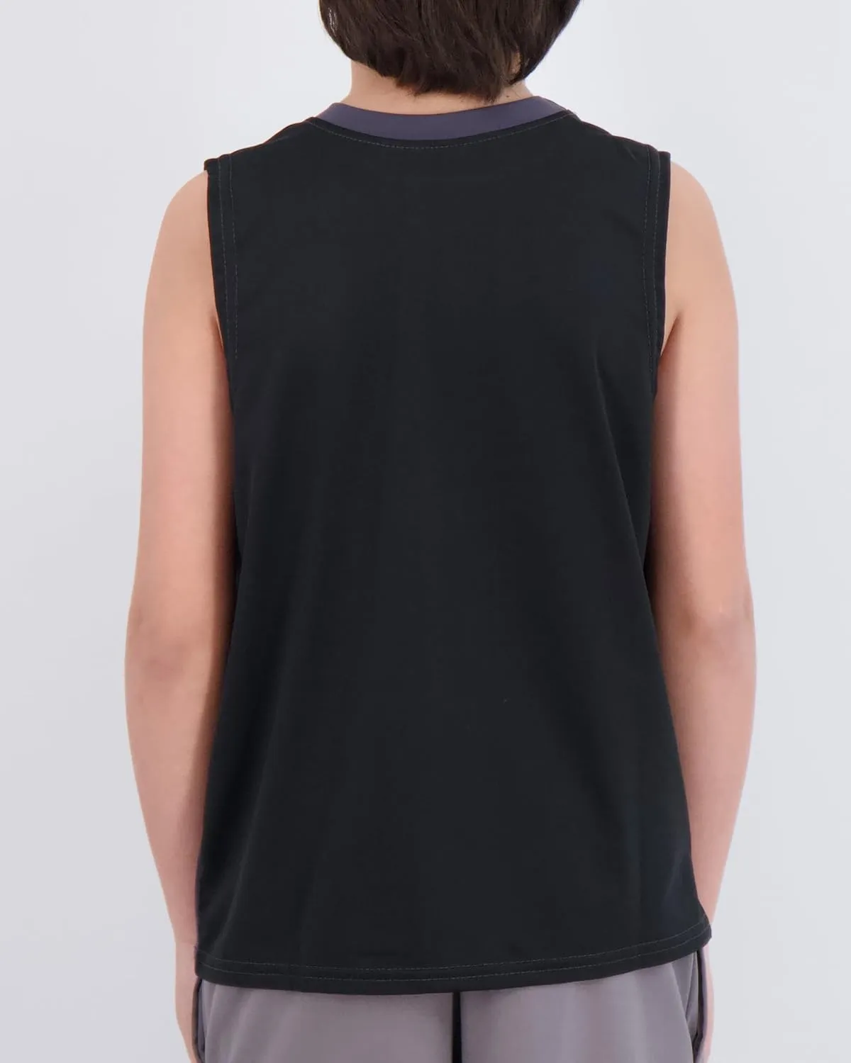 Real Essentials 5 Pack: Boys Dry-Fit Active Athletic Performance Tank Top