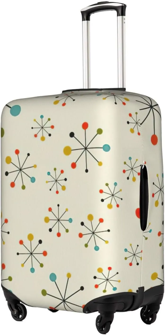 Retro Modern Print Washable Suitcase Cover Protective Luggage Cover Anti Scratch Travel Gear Protector