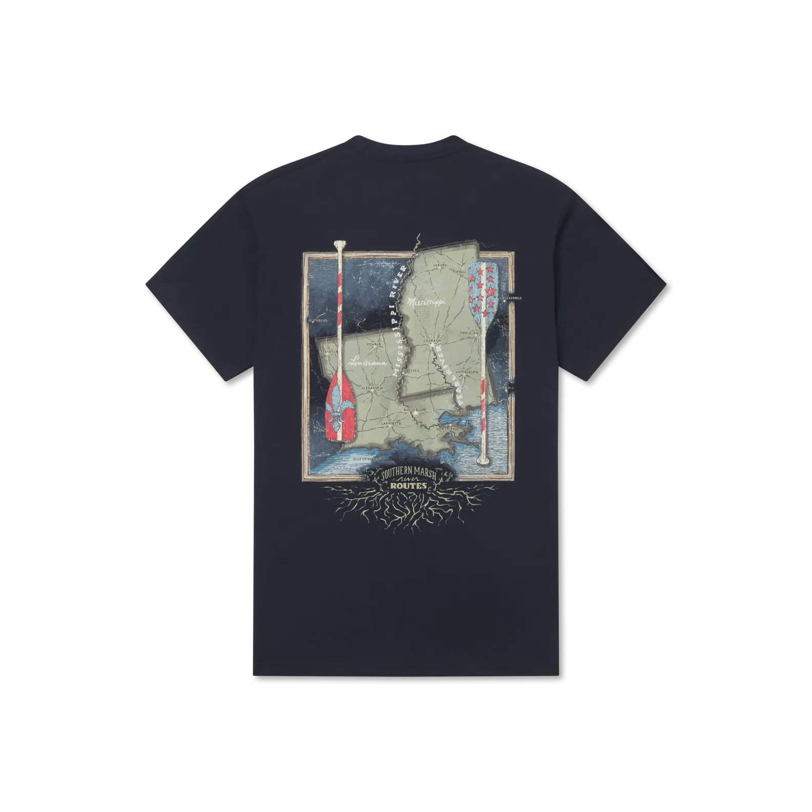 River Route Collection Tee - Louisiana & Mississippi