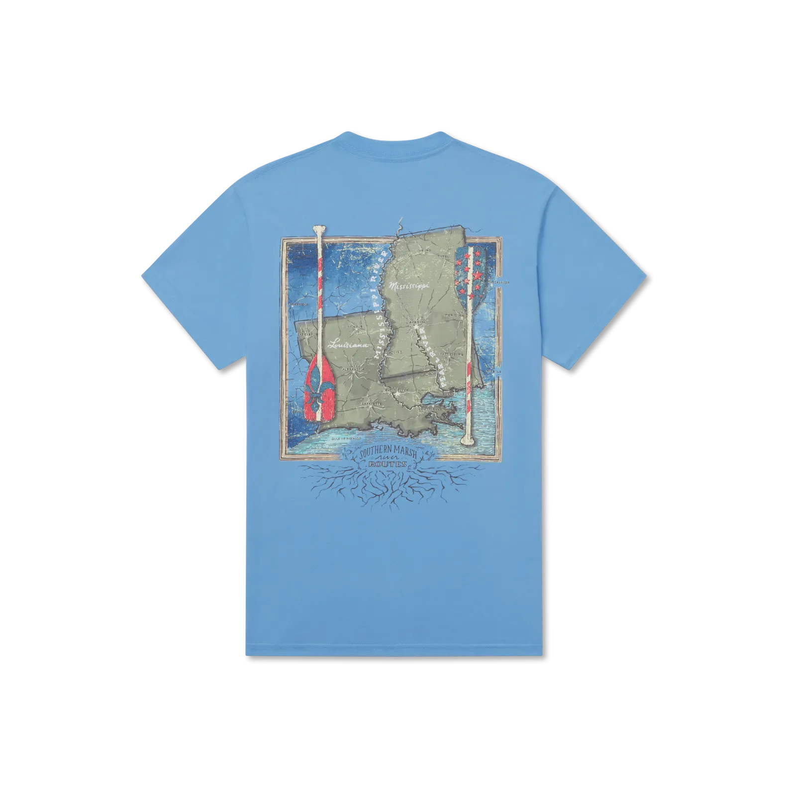 River Route Collection Tee - Louisiana & Mississippi