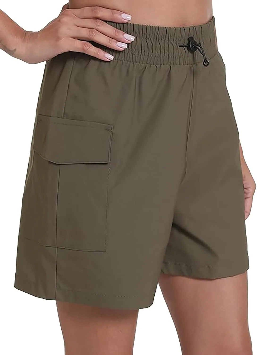 Rrosseyz Women's Hiking Cargo Shorts with Pockets Quick Dry Athletic Gym for Women Exercise Lounge