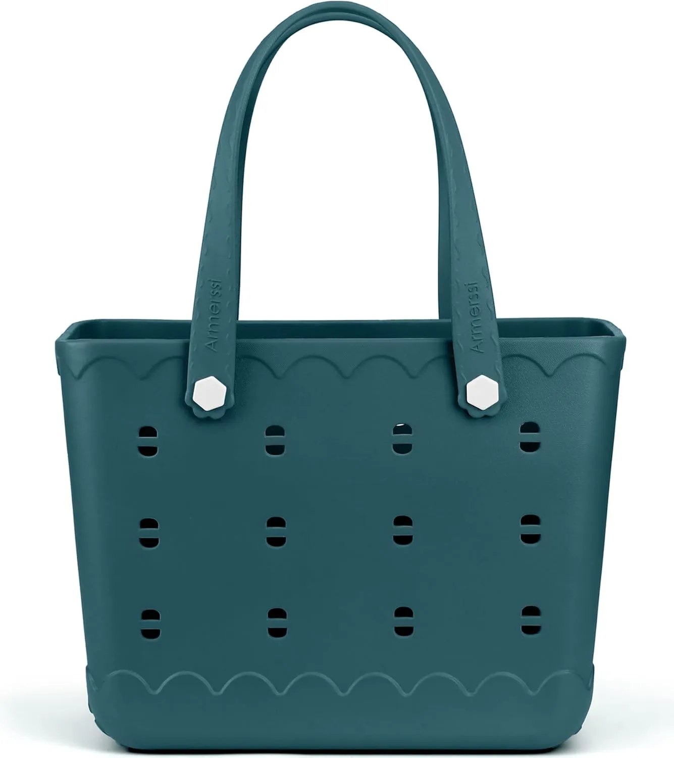 Rubber Beach Bag Waterproof Durable Tote Bag for Beach Sports Pool Modern Rubber Tote