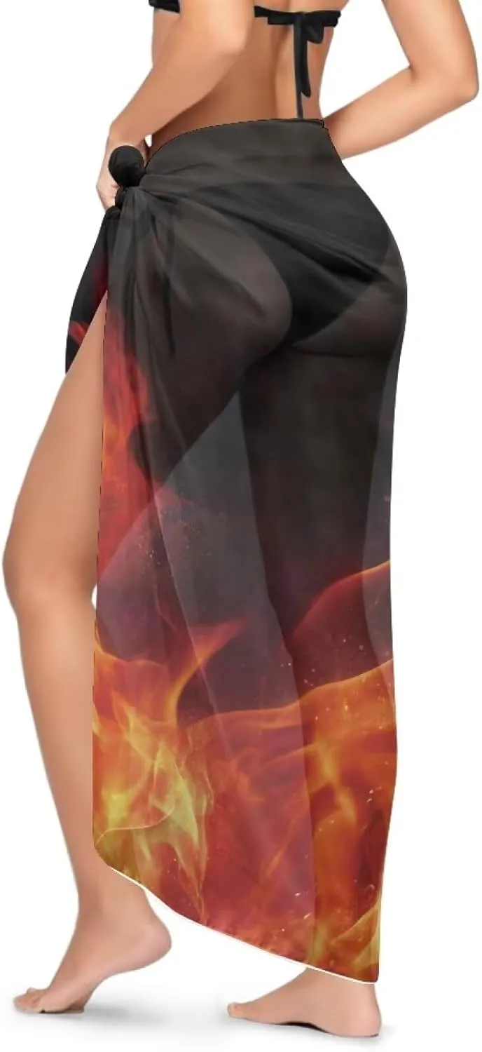 Sarong Cover Up for Womens Beach Cover Up Bikini Bathing Suit Swimsuit Scarf Swimwear Coverup Pareo Wraps