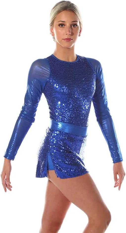 Sequin Dance Performance Skort for Women