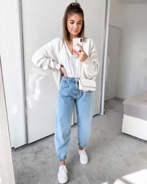 Slouchy Jeans (Double Pleated)