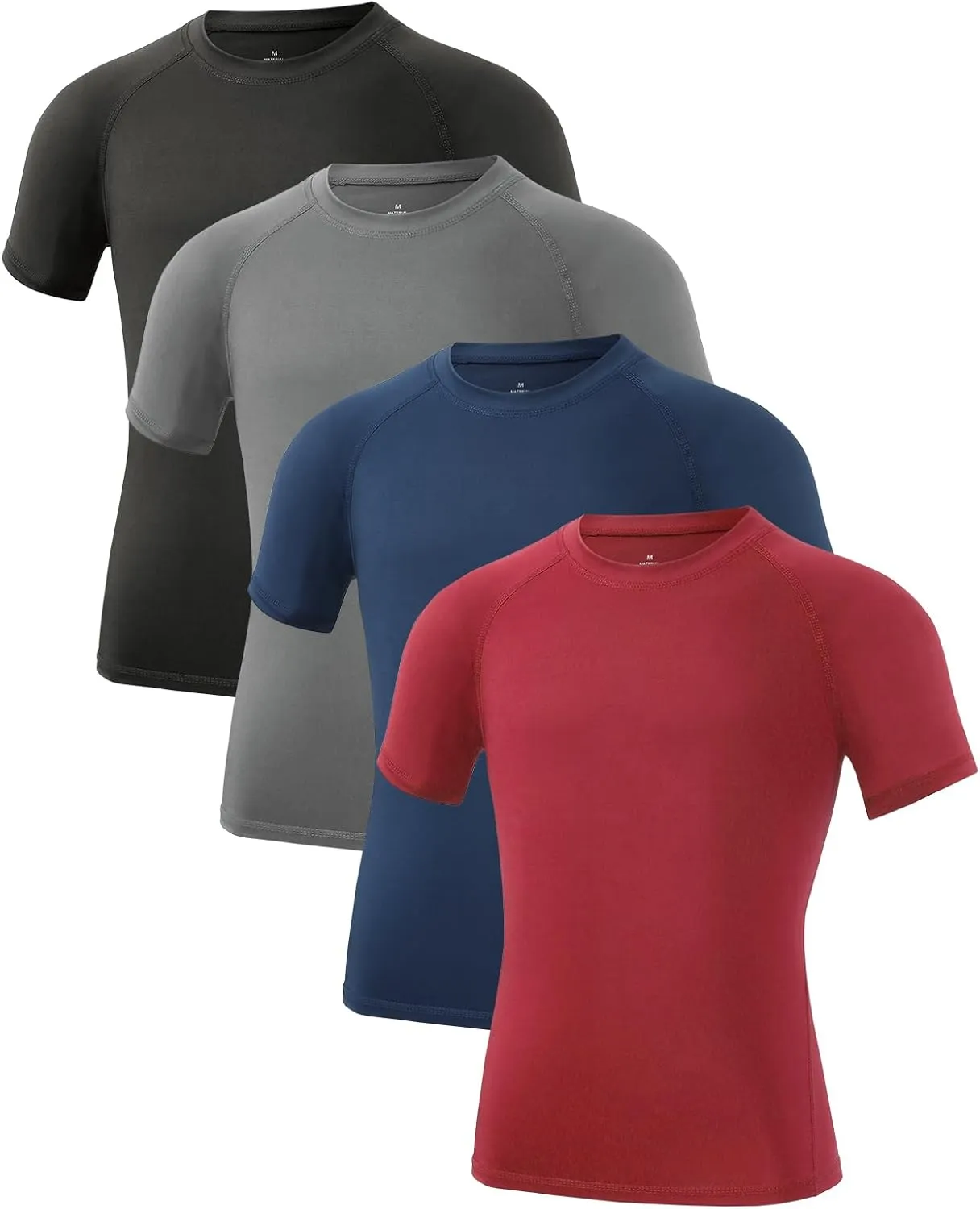 Star Vibe Boys Compression Shirt Short Sleeve Quick Dry Athletic Shirts Kids Sports Base Layer Performance Summer Tops
