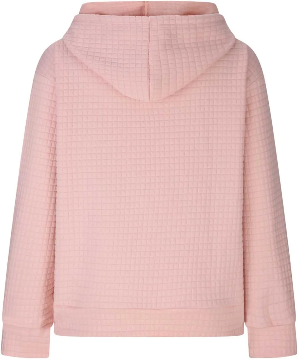 Stessotudo Womens Waffle Knit Hoodies Casual Long Sleeve Cute Football Print Sweatshirts Drawstring Trendy Pullover Tops 2023
