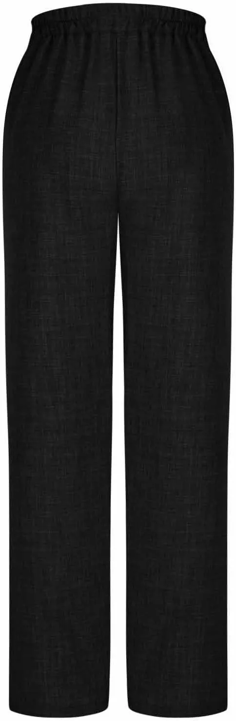 Summer Pants for Women 2025 Dressy High Waisted Linen Pants Women Button Beach Wide Leg Trousers with Pockets