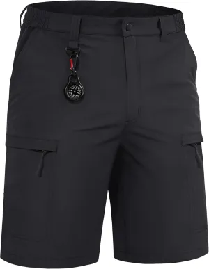 TACVASEN Men's Hiking Cargo Shorts Quick Dry Lightweight for Outdoor Golf Fishing Tactical Casual with Multi Pockets