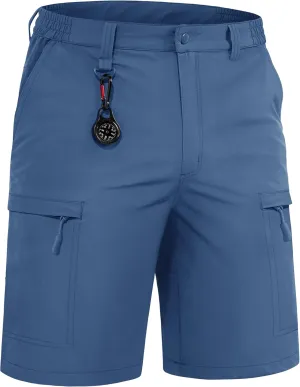 TACVASEN Men's Hiking Cargo Shorts Quick Dry Lightweight for Outdoor Golf Fishing Tactical Casual with Multi Pockets