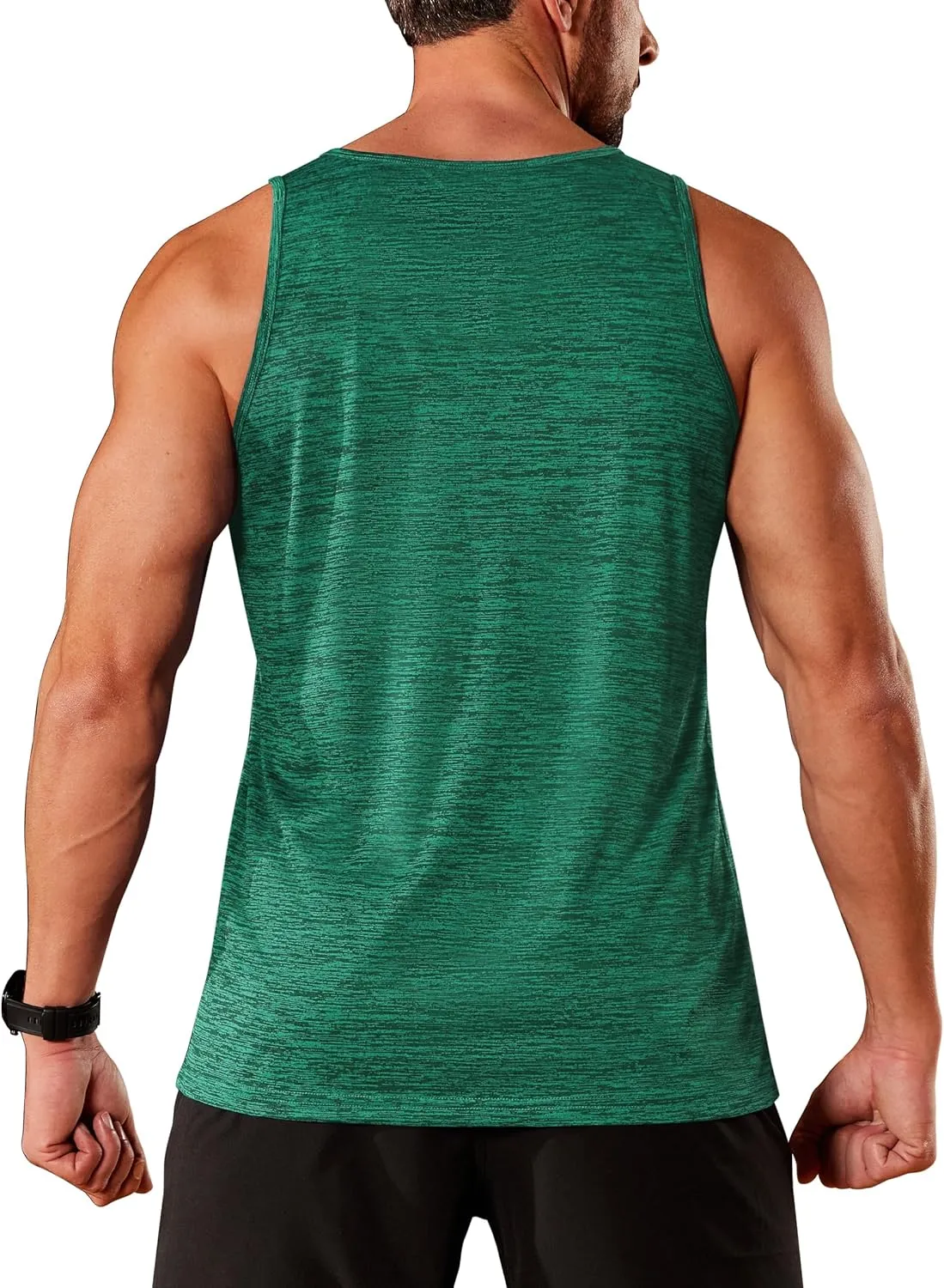 TACVASEN Men's Tank Tops Quick Dry Sleeveless Workout Muscle Shirt Athletic Bodybuilding Gym Performance Tee Shirts